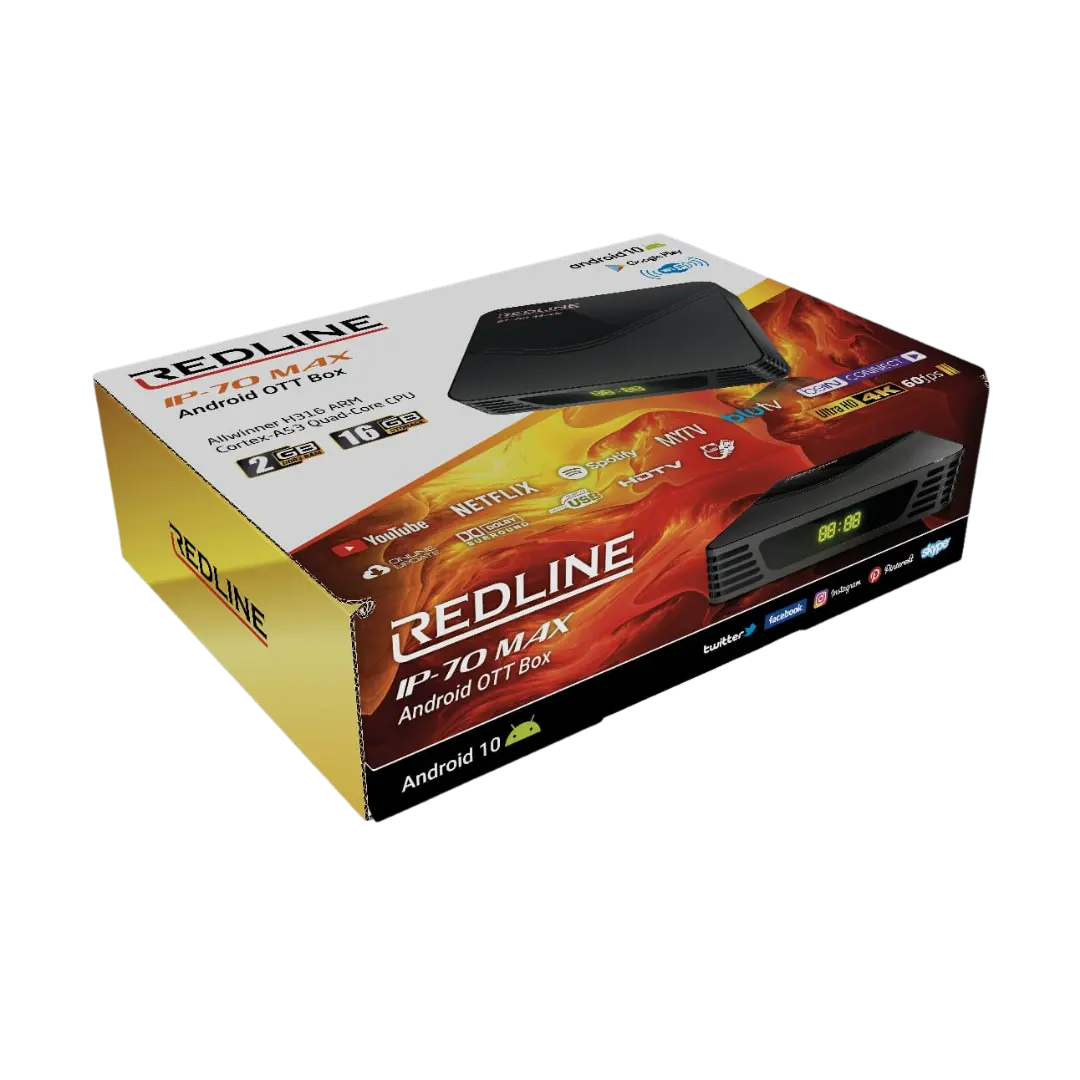 Redline IP 70 max android ott box