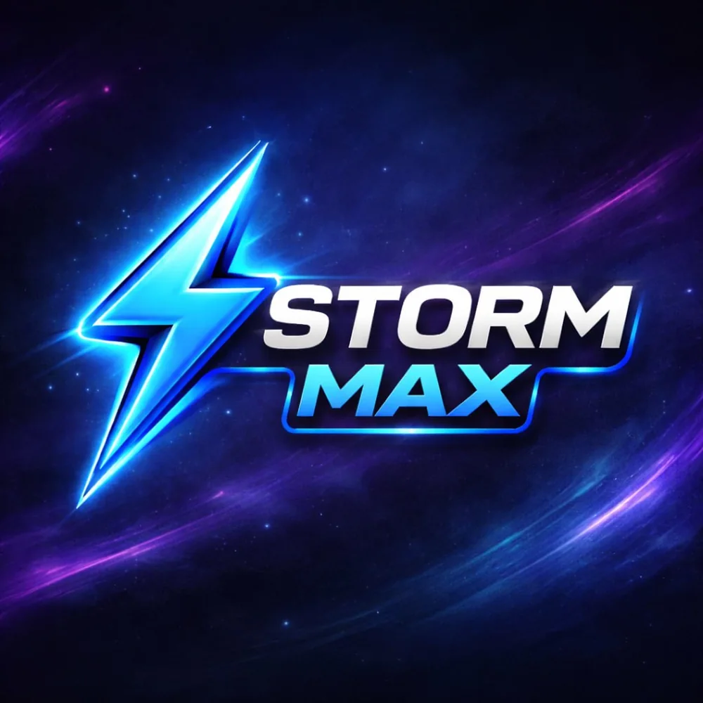 شعار تطبيق STORM MAX للأندرويد